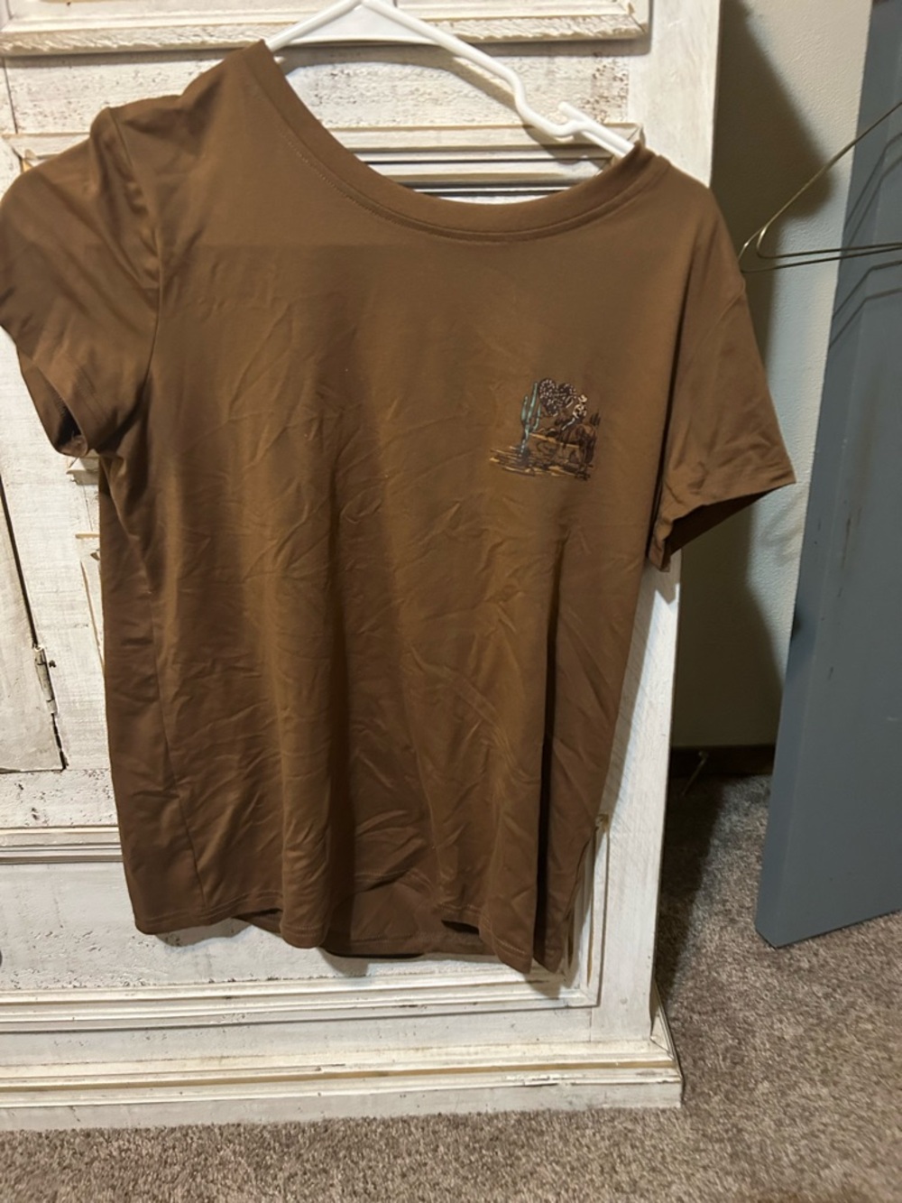 Brown Graphic Short Sleeve Tee